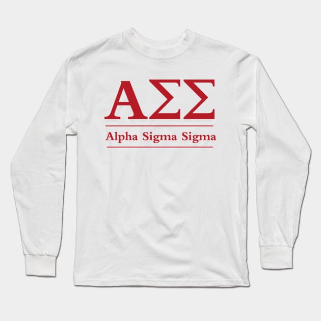 Alpha Sigma Sigma Long Sleeve T-Shirt by ehaas